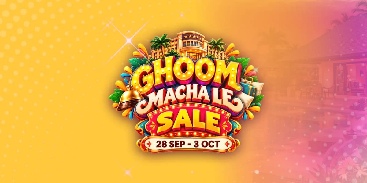 Ghoom Macha Le Sale: Get Flat 80% Off on Hotels