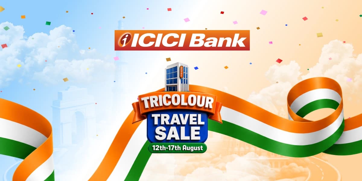 Tricolour Travel Sale: Get up to 15% Off on Hotels with Credit Cards