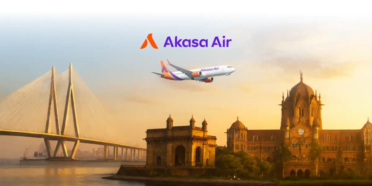 Up to 20% Off on Domestic Flights with Akasa Air