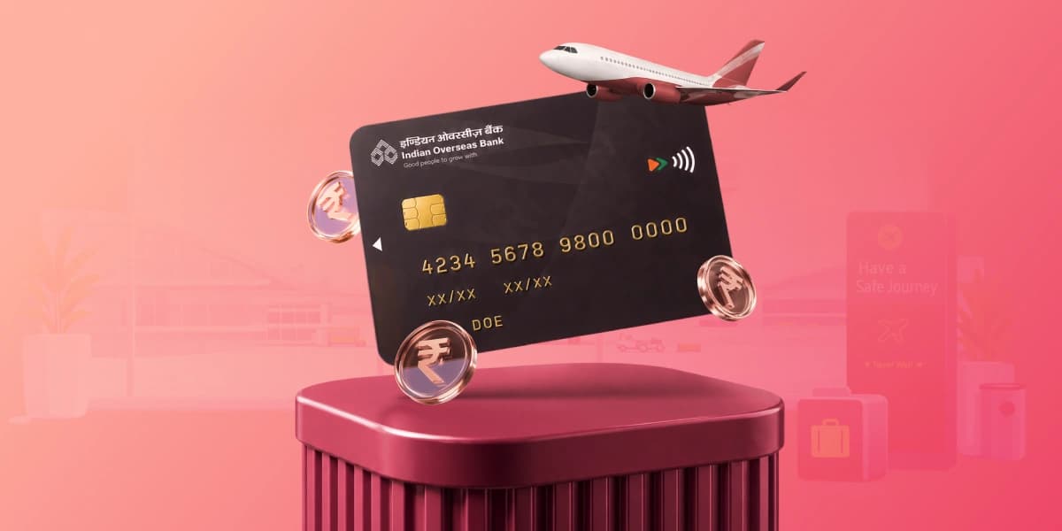Flat 15% Off on Flights with Indian Overseas Bank Credit Cards