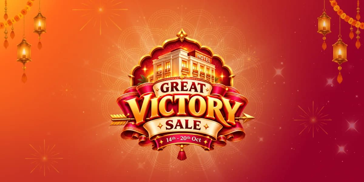 Great Victory Sale: Get Flat 80% Off on Hotels