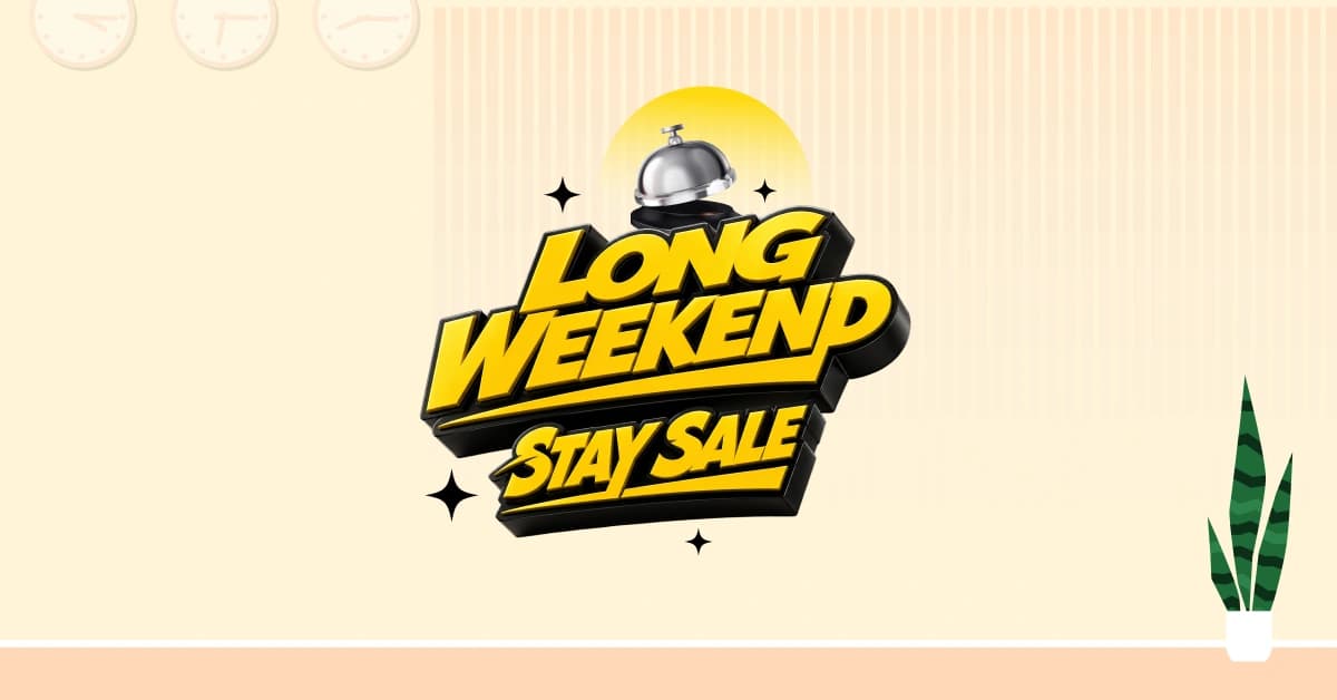 Long Weekend Stay Sale: Flat 85% Off on Hotels