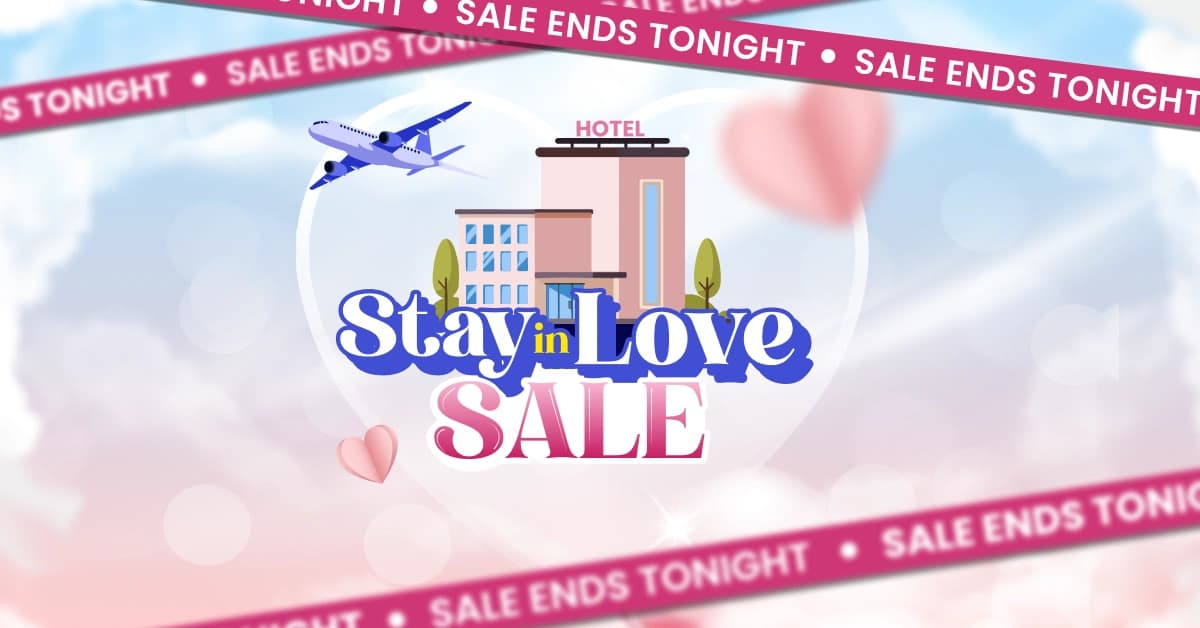 Stay In Love Sale is LIVE | Flat 60% Off on your first hotel booking