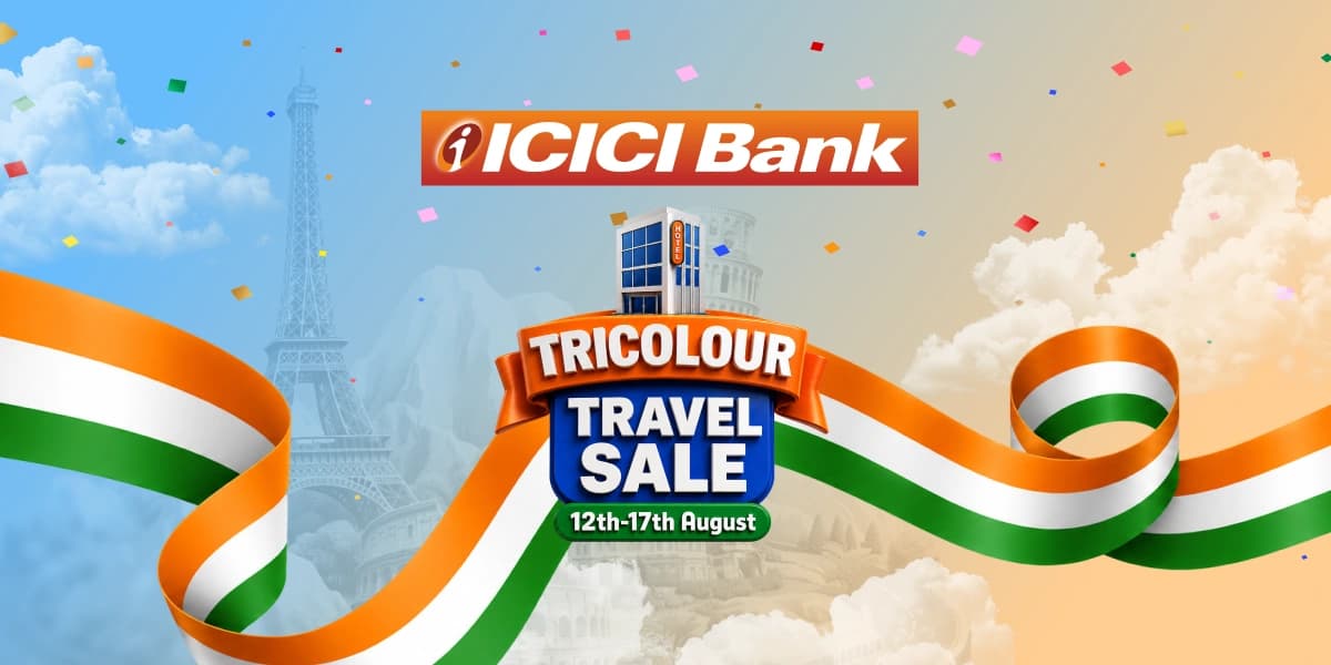 Tricolour Travel Sale: Get up to 15% Off on Hotels with Credit Cards
