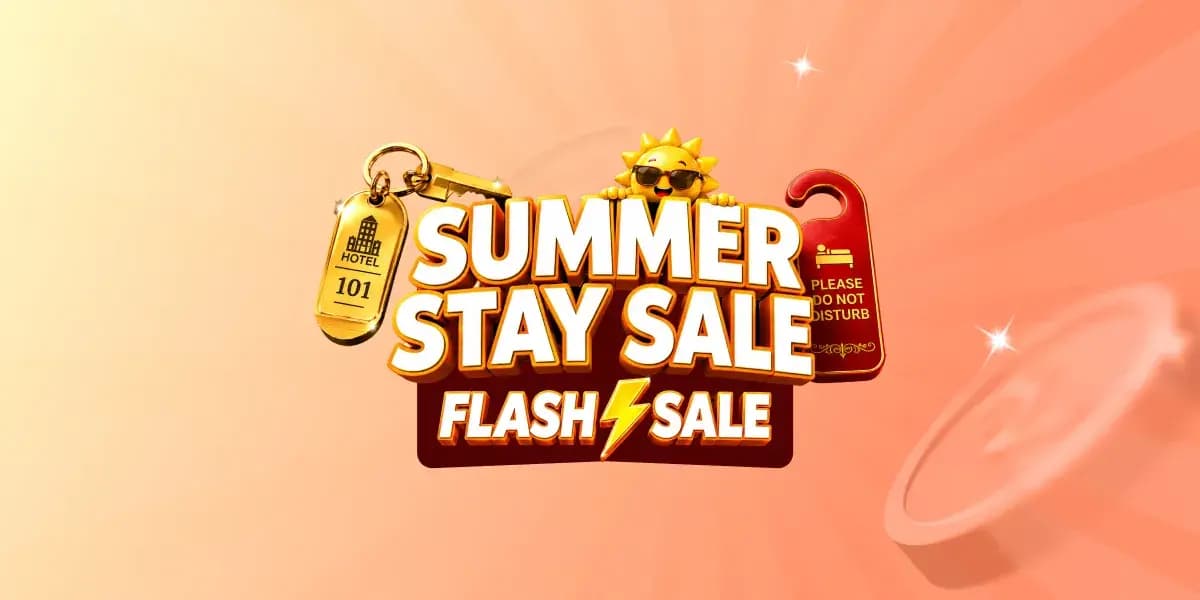 Summer Stay Flash Sale: Flat 99% Off on your 1st Hotel Booking