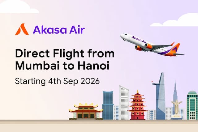 Non-stop Flights By Akasa Air