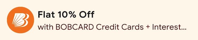 Get Flat 10% Off on International Hotels with BOBCARD Credit Card + Interest Free EMI