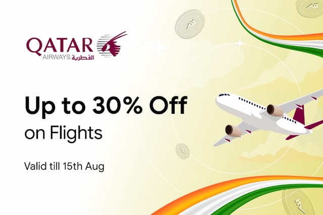 Get up to 30% Off on Flights with Qatar Airways