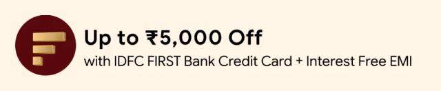 Get up to ₹5,000 Off on Domestic Flights with IDFC FIRST Bank Credit Card+Interest Free EMI