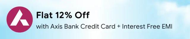 Get Flat 12% Off on Hotels with Axis Bank Credit Card + Interest Free EMI