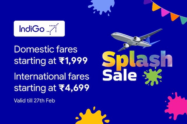 IndiGo Splash into Savings Sale is Live!