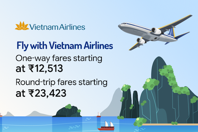 Fly to Vietnam starting at just ₹12,513 with Vietnam Airlines