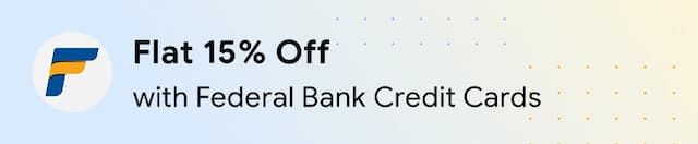 Flat 15% Off on Domestic Flights with Federal Bank Credit Card+Interest Free EMI