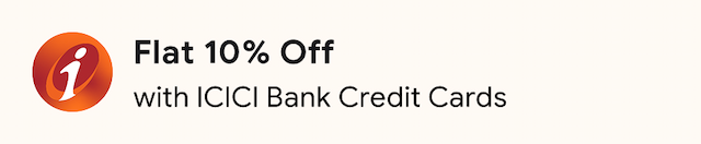 Flat 10% Off up to ₹3,500 with ICICI Bank Credit Cards