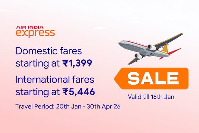 Air India Express Sale is Live!