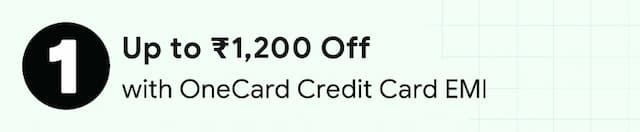 Up to ₹1,200 Off On Domestic Flights with OneCard Credit Card+Interest Free EMI