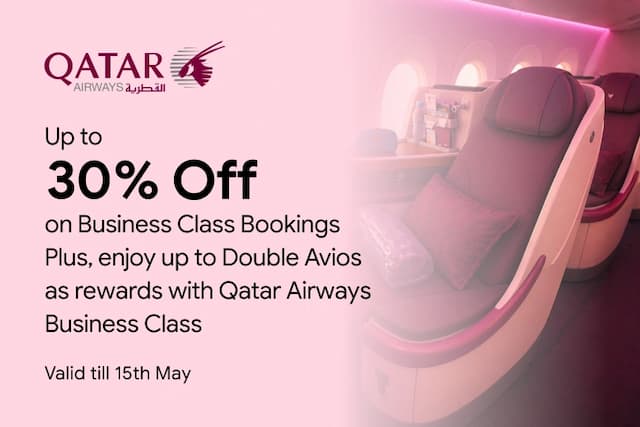 Qatar Airways Premium Cabin Sale