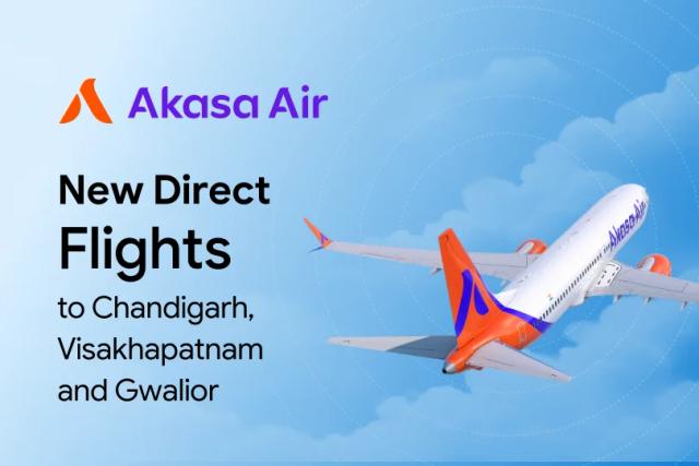 Akasa Air starts new routes to Gwalior, Goa (MOPA) and Visakhapatnam