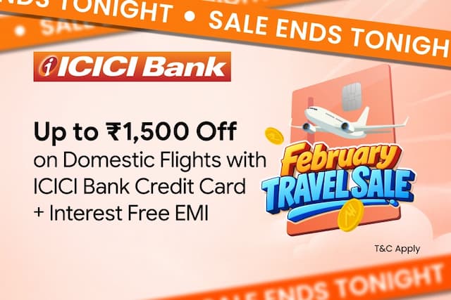 Get upto ₹1,500 Off with ICICI Bank Credit Card + Interest Free EMI