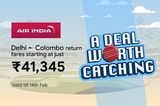 Air India offer to Sri Lanka is LIVE!