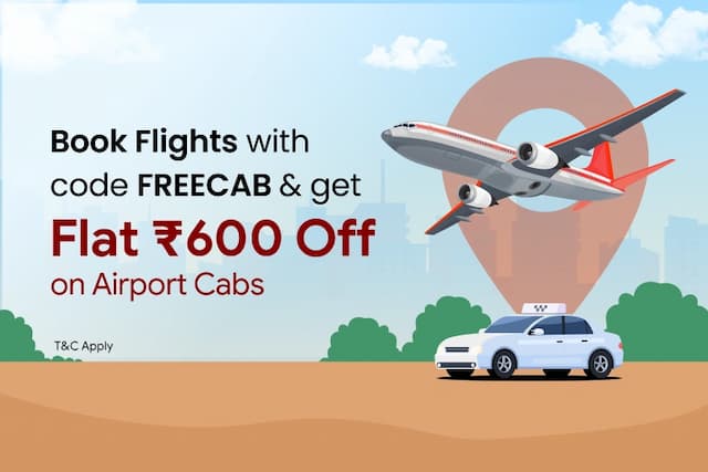 Get Flat ₹600 Off on Airport Cabs