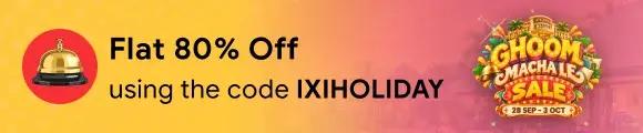 Ghoom Macha Le Sale: Get Flat 80% Off on Hotels