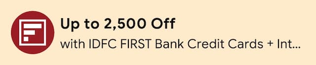 Get up to ₹2,500 Off on Domestic Hotels with IDFC FIRST Bank Credit Card + Interest Free EMI
