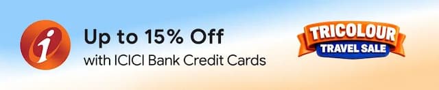 Get up to 15% Off on Domestic Hotels with ICICI Bank Credit Cards