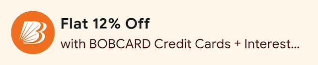 Get Flat 12% Off on Domestic Hotels with BOB Credit Cards + Interest Free EMI