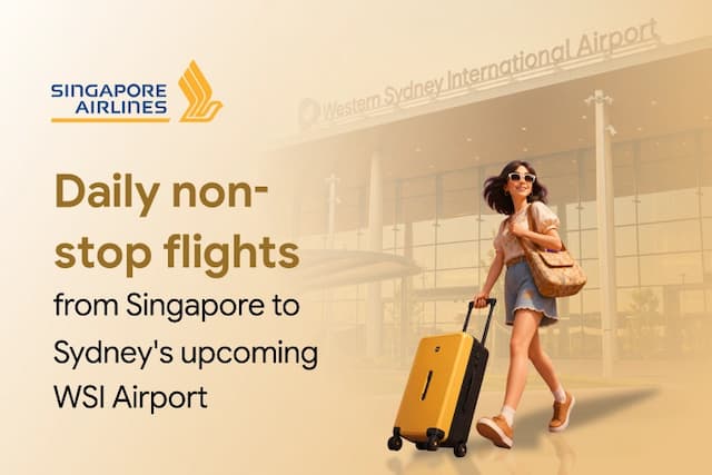 Singapore Airlines to Western Sydney International Airport Singapore Airlines to Western Sydney International Airport
